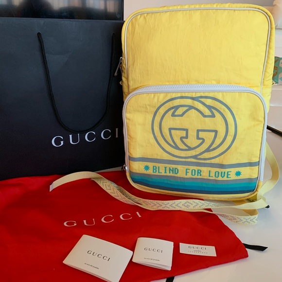 gucci backpack blind for love